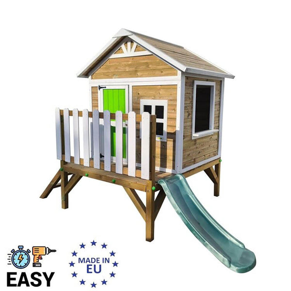 Caseta Infantil de Fusta Premontada FLAM Elevada 60 cm