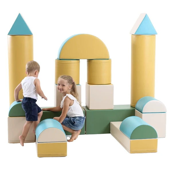 Sot Play Foam Block Set - Fortress Turquoise