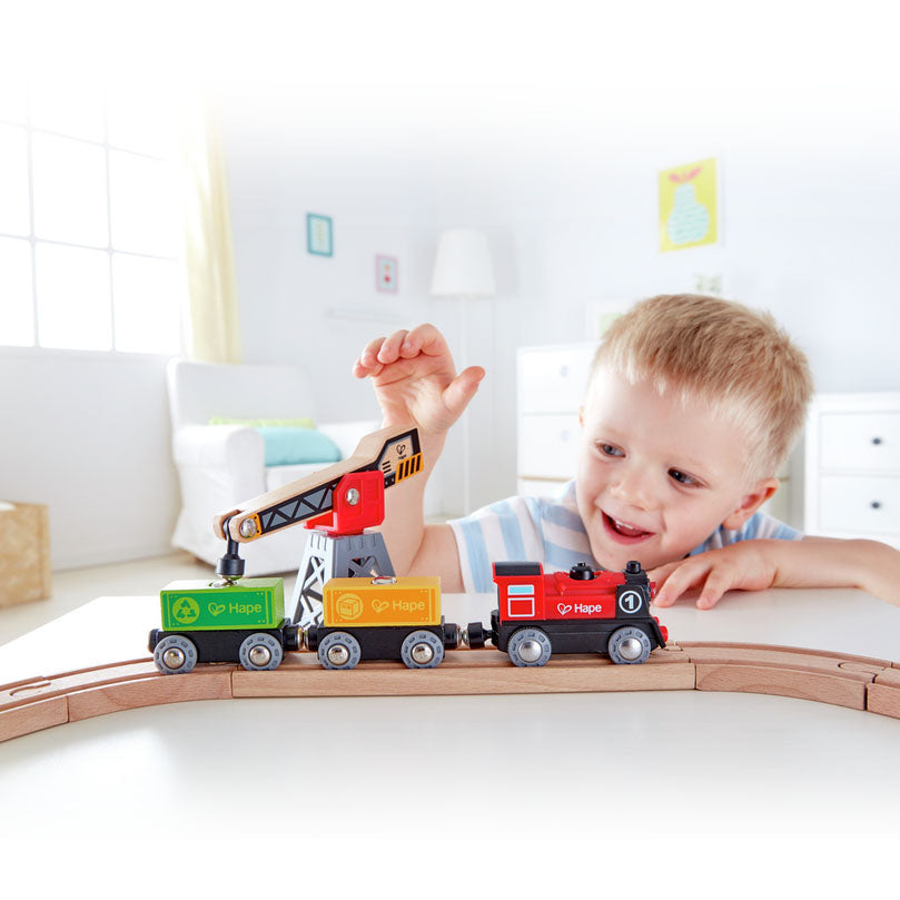 Wooden Toy Train Track | Educational Train Set | Juego y Jardín