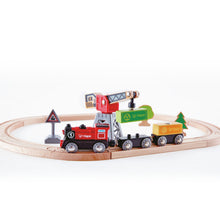 Load image into Gallery viewer, Wooden Train Track - Cargo Train
