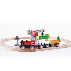 Wooden Train Track - Cargo Train