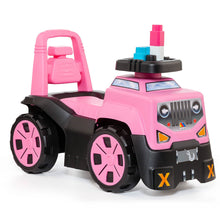 Cargar imagen en el visor de la galería, Correpasillos Coche SUV 3 en 1 Rosa con Juego de Bloques

