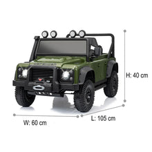 Cargar imagen en el visor de la galería, Coche Eléctrico Infantil Land Rover Defender 110

