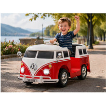 Carregar imatge al visor de la galeria, Cotxe elèctric infantil Volkswagen T1 12,6V - Jamara
