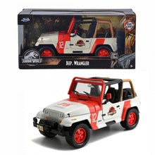 Carregar imatge al visor de la galeria, Cotxe de joguina tot terreny Jeep Wrangler Jurassic Park
