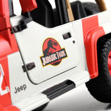 Carregar imatge al visor de la galeria, Cotxe de joguina tot terreny Jeep Wrangler Jurassic Park
