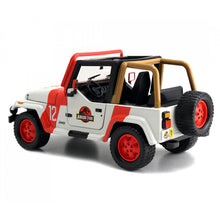 Carregar imatge al visor de la galeria, Cotxe de joguina tot terreny Jeep Wrangler Jurassic Park
