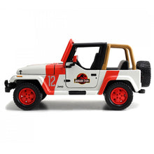 Carregar imatge al visor de la galeria, Cotxe de joguina tot terreny Jeep Wrangler Jurassic Park
