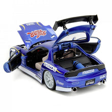 Load image into Gallery viewer, Mazda Street Fighter metal toy car with figure
