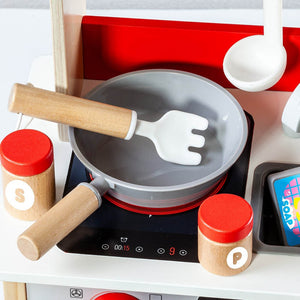 My First Kitchen Wooden Play Kitchen with Accessories