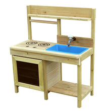 Load image into Gallery viewer, Cocina Infantil de Exterior Wendi Muddy Kitchen de Madera con Grifo
