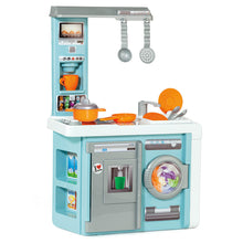 Load image into Gallery viewer, Molto Toy Kitchen Blue with accessories
