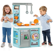 Load image into Gallery viewer, Molto Toy Kitchen Blue with accessories
