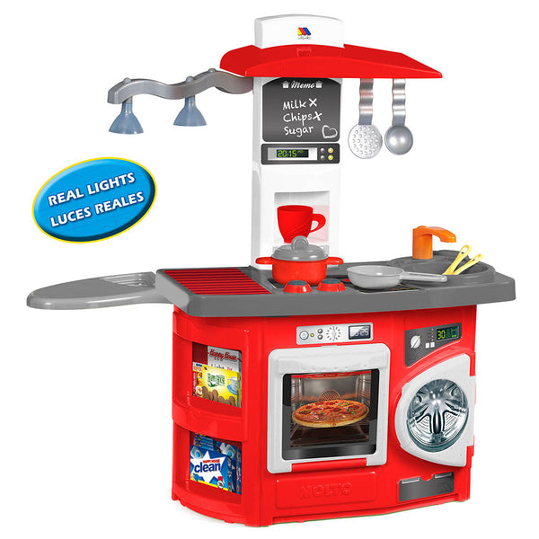 Cocina de juguete Molto Kitchen con Luces y Accesorios
