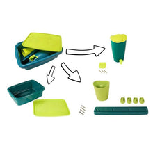 Carregar imagem no visualizador da galeria, Cocinita infantil de madera para exterior CANDY con kit de cacharros de cocina

