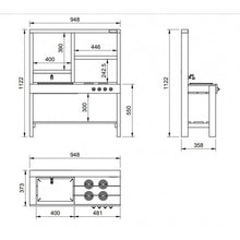 Carregar imagem no visualizador da galeria, Cocinita infantil de madera para exterior SPICY
