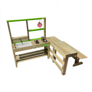 Cocinita infantil de madera para exterior SPICY Delicious