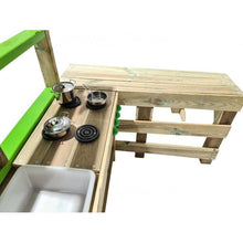 Carregar imagem no visualizador da galeria, Cocinita infantil de madera para exterior SPICY Delicious
