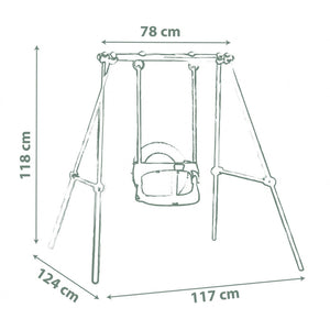 Columpio para bebé Baby Swing Smoby Life