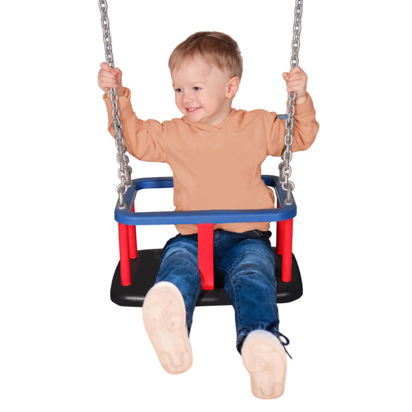 Asiento de baloiço para bebé uso público