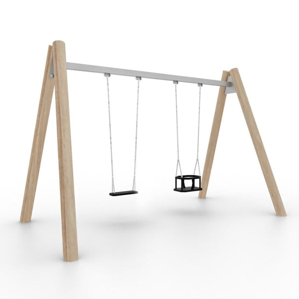 Columpio De Robinia Asientos Mixtos M