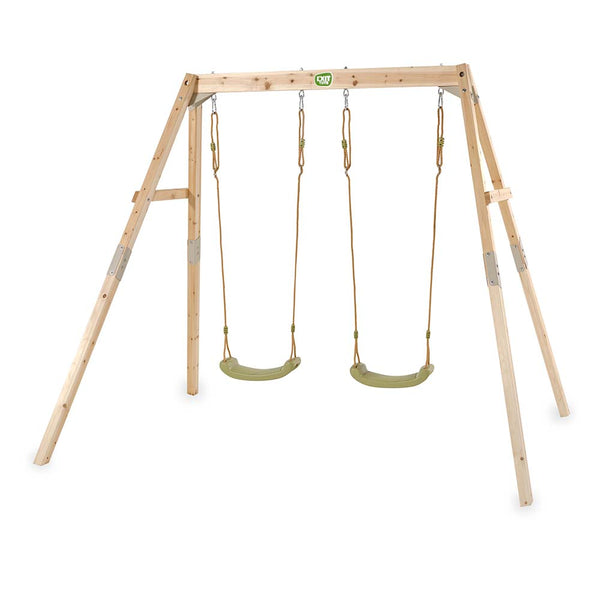 Columpio doble de madera EXIT Silvi