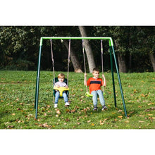 Load image into Gallery viewer, OLEA Double Metal Swing + Baby Seat

