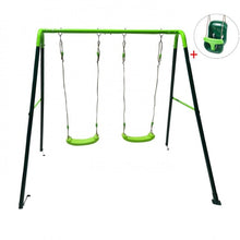Load image into Gallery viewer, OLEA Double Metal Swing + Baby Seat
