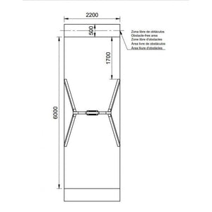 Columpio individual de madera cuadrada KARAI DELUXE con cadenas