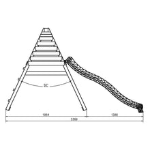 Cargar imagen en el visor de la galería, Parque Infantil de Madera Max-Play Gym con Tobogán
