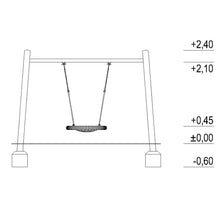 Load image into Gallery viewer, Robinia Nest Swing M
