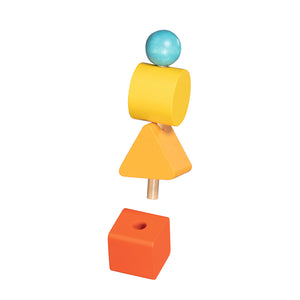 Cubo de Figuras y Actividades Musicales Educativo de Madera Goki