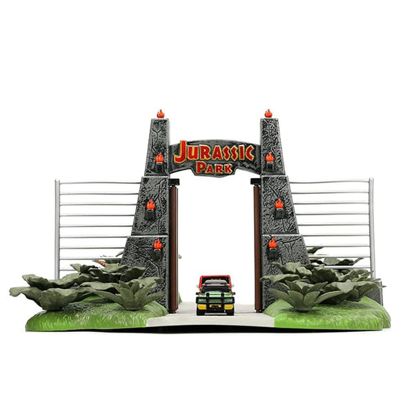 Diorama Jurassic World con Vehículos