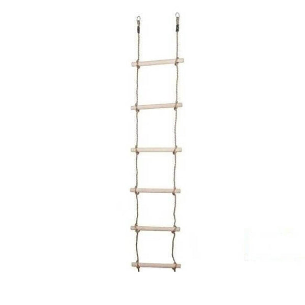 Escala de corda 6 esglaons de fusta
