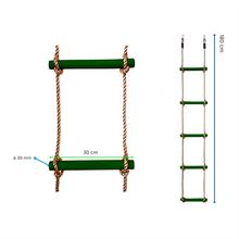 Load image into Gallery viewer, Rope ladder for garden swing
