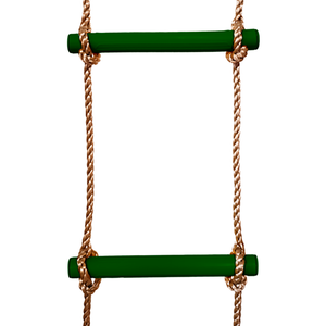 Rope ladder for garden swing