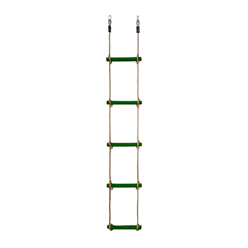 Rope ladder for garden swing