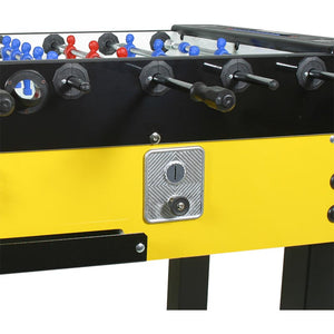Professional Stadium yellow table football with coinshute