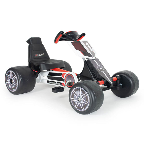 Go-Kart a Pedales Mercedes-Benz Special Injusa Negro