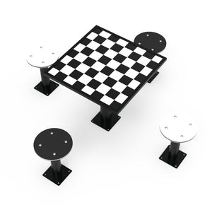 Mesa de ajedrez para uso público