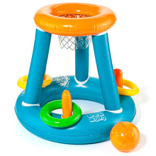Carregar imatge al visor de la galeria, Joc de bàsquet inflable per a piscina
