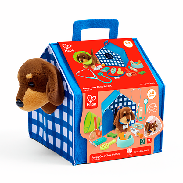 Joc de Clínica Veterinària amb cadell interactiu