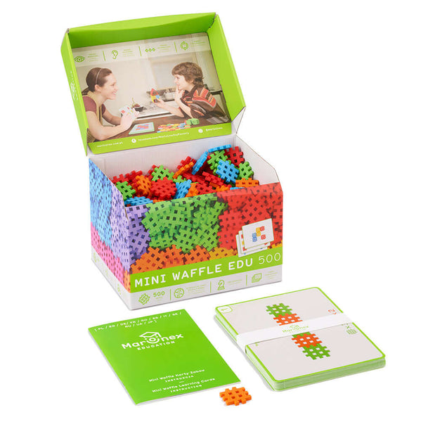 juego educativo de construcción con tarjetas paso paso