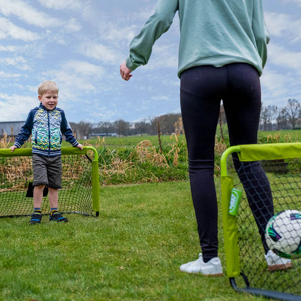 Juego de 2 Mini Porterías de Fútbol EXIT Tempo 90 × 60 cm