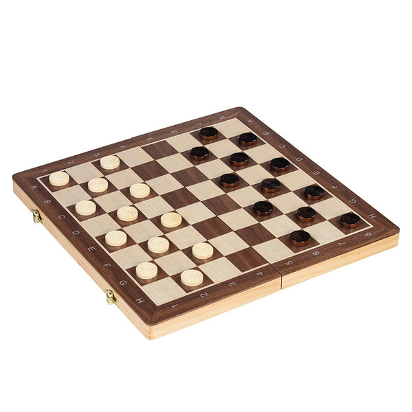 Joc d'Escacs i Dames 2 a 1 Magnètic Goki