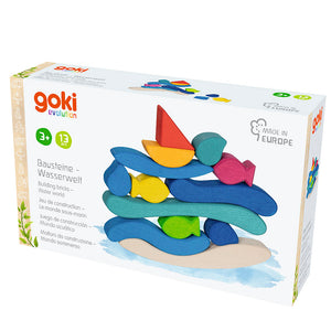 Joc d'Apilar Temàtica aquàtica de Fusta Goki
