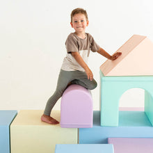 Cargar imagen en el visor de la galería, Bloques de Psicomotricidad Iglu Mega Castillo color Pastel
