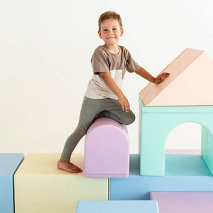 Bloques de Psicomotricidad Iglu Mega Castillo color Pastel