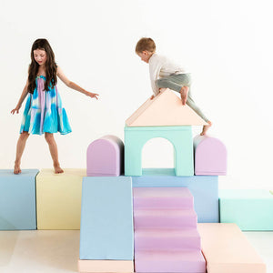 Bloques de Psicomotricidad Iglu Mega Castillo color Pastel