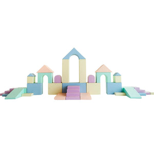 Bloques de Psicomotricidad Iglu Mega Castillo color Pastel